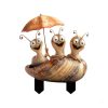 Acrylic Garden Floor Plug Creative Snail Statue Sculptures Multifunctional J0MC