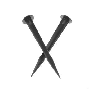 Outdoor Solar Light Stakes Metal Ground Stake for Garden Pathway Spotlights Weatherproof Landscape Lighting Fixture Support