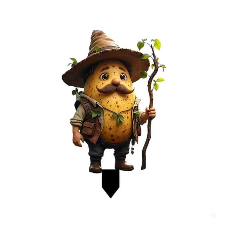 Acrylic Garden Floor Plug Creative Waterproof Mushroom Statue Sculptures A2BB