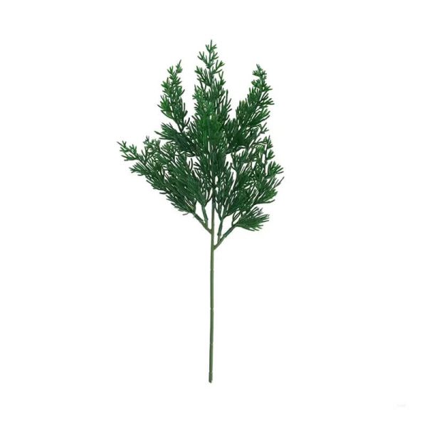 Artificial Green Plant Cypress Leaves for DIY Garland Wreath Christmas Embellishing and Home Garden Decoration