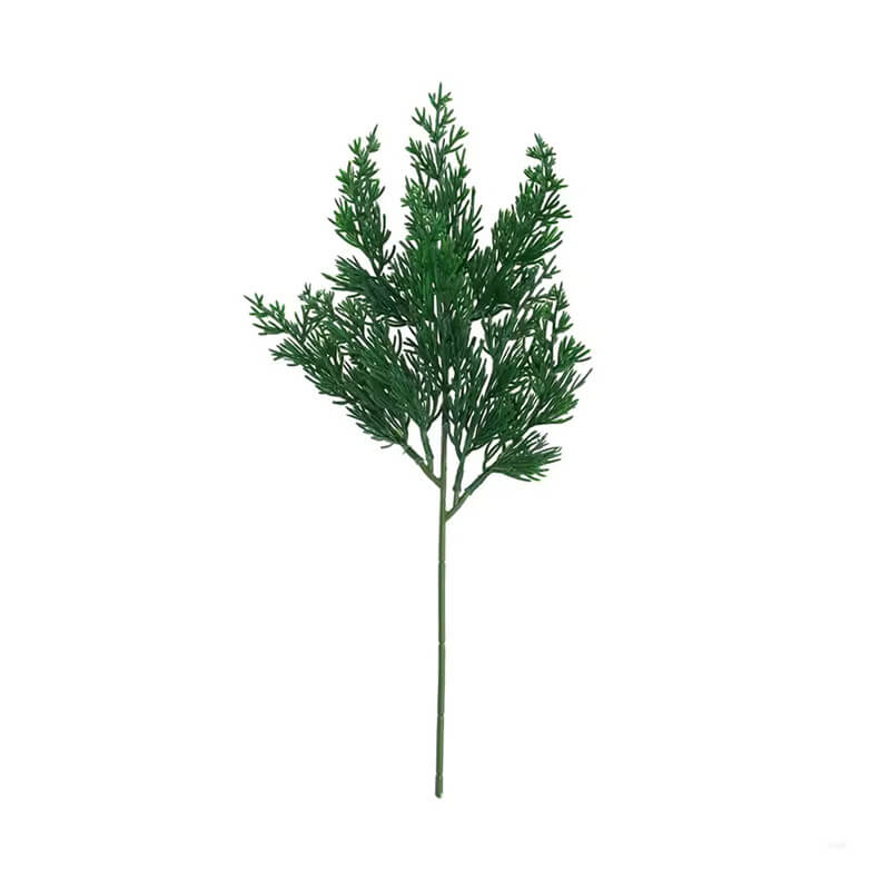 Artificial Green Plant Cypress Leaves for DIY Garland Wreath Christmas Embellishing and Home Garden Decoration