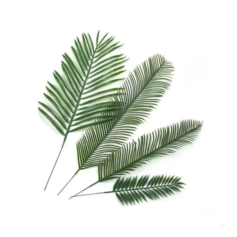 Artificial Tropical Monstera Kwai Palm Tree Leaves Home Garden Decoration Fake Plants Photography Background plante artificielle