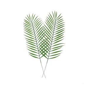 Artificial Tropical Monstera Kwai Palm Tree Leaves Home Garden Decoration Fake Plants Photography Background plante artificielle