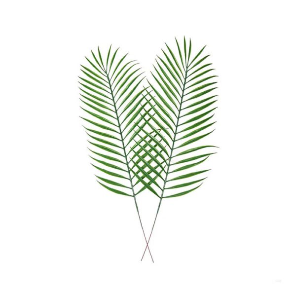 Artificial Tropical Monstera Kwai Palm Tree Leaves Home Garden Decoration Fake Plants Photography Background plante artificielle